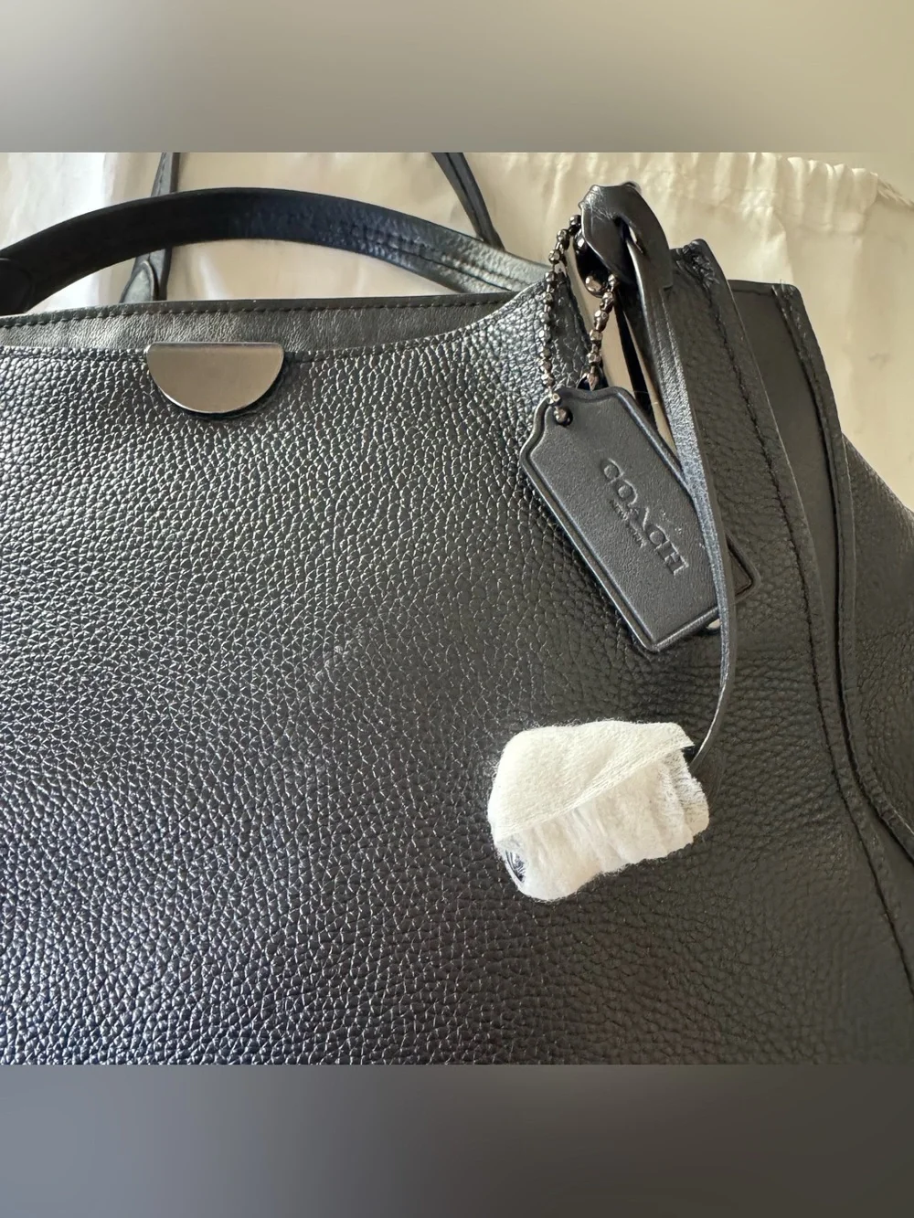 Coach Dreamer 36 Satchel in Gunmetal/Black